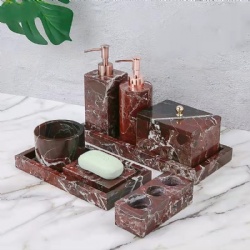 Stylish design   modern marble bathroom set