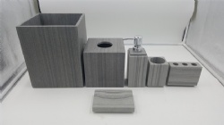 Full set Sandstone marble bathroom accessory is more attractive