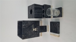 Natural  Stone Marble  Bathroom Accessories Set