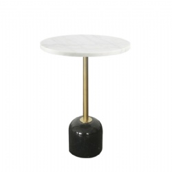 Nature Marble material  sofa side table