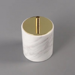 Volakas  white  marble bathroom decorations accessories