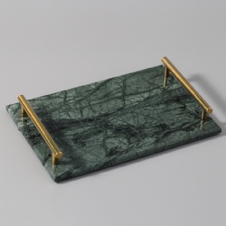 uxury style hotel home decoration natural marble tray